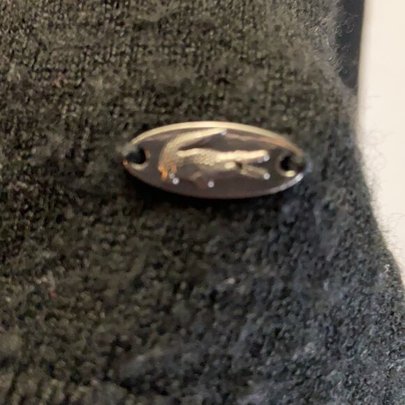 Lacoste Women V-Neck Wool Blend Sweater Size 40/8 - Picture 6 of 7